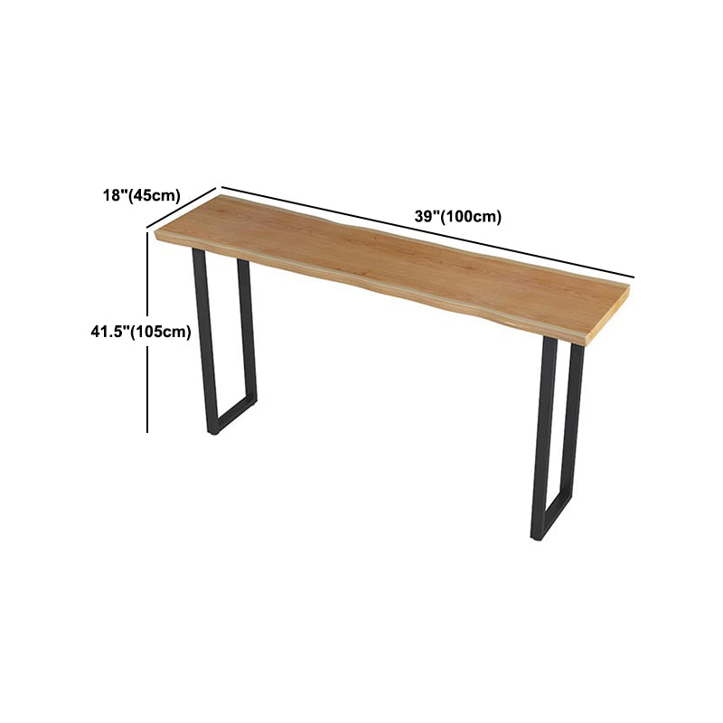 Modern Solid Wood Bar Table Set 1/4/7 Pcs Backless Full Natural Bar Stool Clearhalo 'Bar Furniture' 'furn' 'furn_home_bar_bar_sets' 'Furniture' 'Home Bars & Bar Sets' 'home_bar_bar_sets' 'Kitchen & Dining Furniture' 5910968