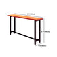 Industrial Solid Wood Counter Height Set 1/7/11 Pieces Indoor Footrest Counter Set