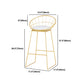 Glam – ensemble de Table de bar rectangulaire, comptoir en pierre, avec tabourets hauts, pour cuisine, 1/2/3 pièces