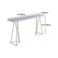 Juego de mesa de pub rectangular de lujo, mesa de mostrador de madera de 1/3/5 piezas con taburetes sin respaldo