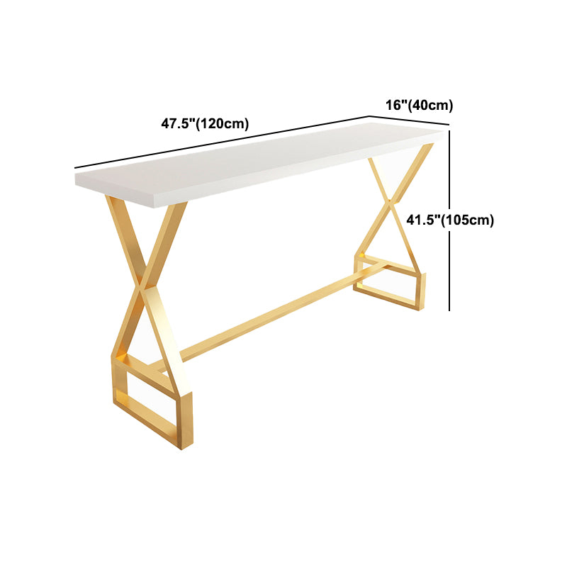 Juego de mesa de bar Glam, mesa de mostrador rectangular de madera de pino de 1/3 piezas con taburete alto