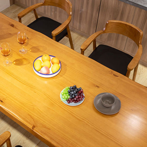 Moderne massief houten eettafelset 1/2/4-delige eetset voor thuisgebruik