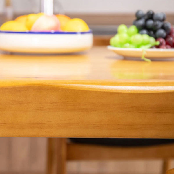 Moderne massief houten eettafelset 1/2/4-delige eetset voor thuisgebruik