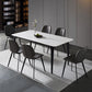 Designer Style Rectangle Dining Set 1/4/5/7 Pieces Sintered Stone Top Dinette Table Set