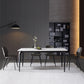 Designer Style Rectangle Dining Set 1/4/5/7 Pieces Sintered Stone Top Dinette Table Set