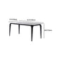 Designer Style Rectangle Dining Set 1/4/5/7 Pieces Sintered Stone Top Dinette Table Set