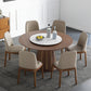 Modern Dining Table Set 1/4/5/7 Pcs Solid Wood Dining Table and Chairs 7 Pieces: Table, 6 Chairs Clearhalo 'Dining Room Sets' 'Dining Tables & Seating' 'dining_room_set' 'furn' 'furn_dining_room_set' 'Furniture' 'Kitchen & Dining Furniture' 5911182
