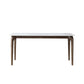 Ensemble de Table rectangulaire en pierre contemporaine, ensemble de salle à manger 1/4/5 pièces pour la maison