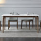 Ensemble de Table rectangulaire en pierre contemporaine, ensemble de salle à manger 1/4/5 pièces pour la maison