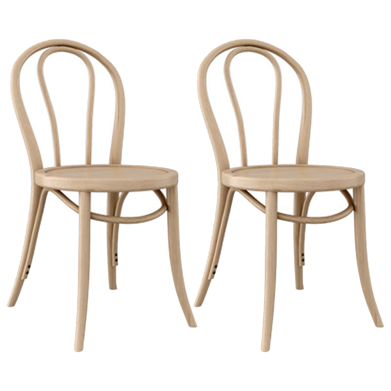 Round Dining Table Set 1/2/4/7 Pcs Solid Wood Dining Table and Chairs 2 Wood Chairs Clearhalo 'Dining Room Sets' 'Dining Tables & Seating' 'dining_room_set' 'furn' 'furn_dining_room_set' 'Furniture' 'Kitchen & Dining Furniture' 5911245