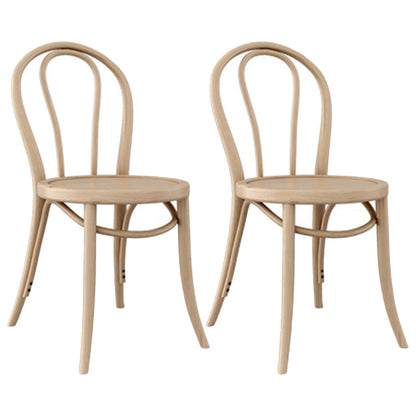 Round Dining Table Set 1/2/4/7 Pcs Solid Wood Dining Table and Chairs 2 Wood Chairs Clearhalo 'Dining Room Sets' 'Dining Tables & Seating' 'dining_room_set' 'furn' 'furn_dining_room_set' 'Furniture' 'Kitchen & Dining Furniture' 5911245
