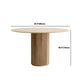 Round Dining Table Set 1/2/4/7 Pcs Solid Wood Dining Table and Chairs Clearhalo 'Dining Room Sets' 'Dining Tables & Seating' 'dining_room_set' 'furn' 'furn_dining_room_set' 'Furniture' 'Kitchen & Dining Furniture' 5911255