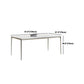 Ensemble de Table à manger moderne en pierre frittée, blanc, 1/2/5/7 pièces, pour usage domestique
