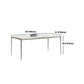 Ensemble de Table à manger moderne en pierre frittée, blanc, 1/2/5/7 pièces, pour usage domestique