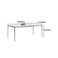 Ensemble de Table à manger moderne en pierre frittée, blanc, 1/2/5/7 pièces, pour usage domestique