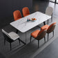 Juego de mesa de piedra rectangular moderno 1/2/5/7 Piezas de comedor para uso en el hogar