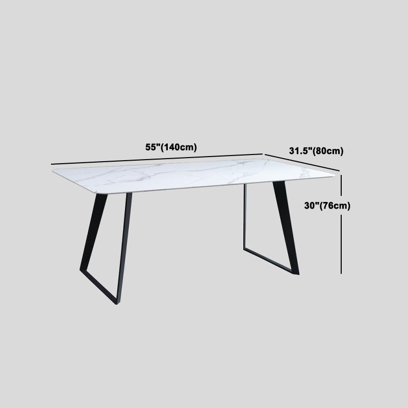 Juego de mesa de piedra rectangular moderno 1/2/5/7 Piezas de comedor para uso en el hogar