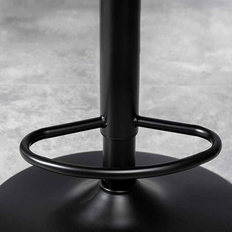 Metal Barstool Contemporary Metal Faux Tabinet Tabouret à comptoir rembourré à la maison