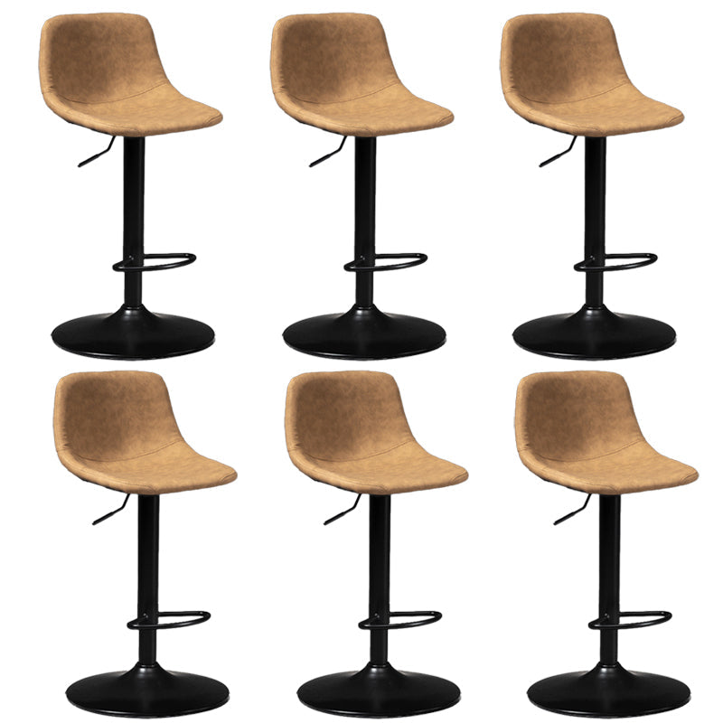 Metal Barstool Contemporary Metal Faux Tabinet Tabouret à comptoir rembourré à la maison