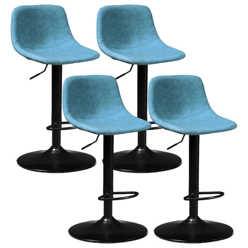 Metal Barstool Contemporary Metal Faux Tabinet Tabouret à comptoir rembourré à la maison