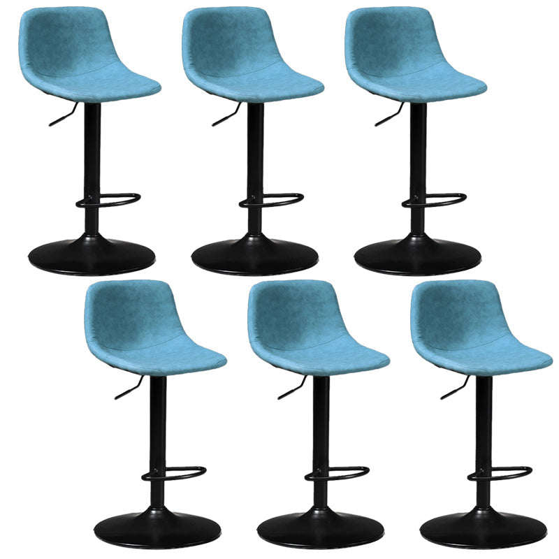 Metal Barstool Contemporary Metal Faux Tabinet Tabouret à comptoir rembourré à la maison