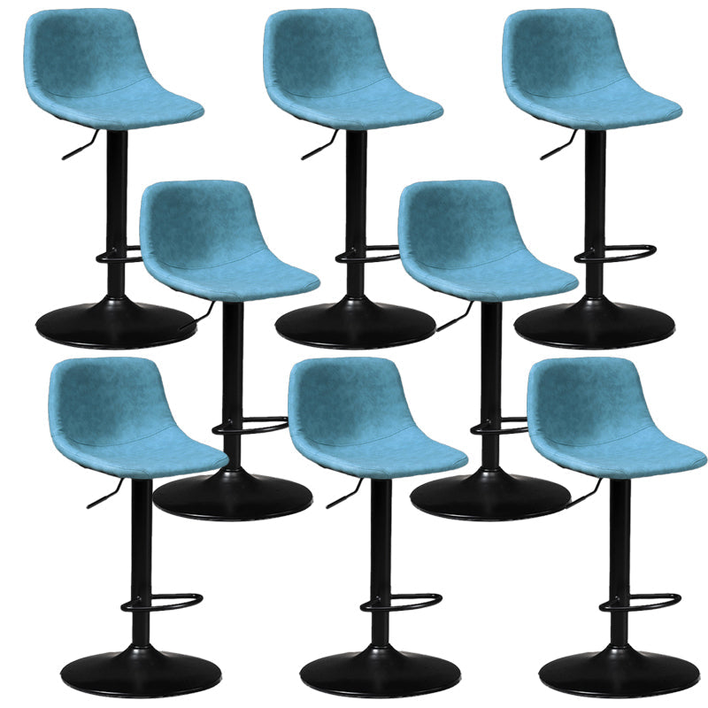 Metal Barstool Contemporary Metal Faux Tabinet Tabouret à comptoir rembourré à la maison