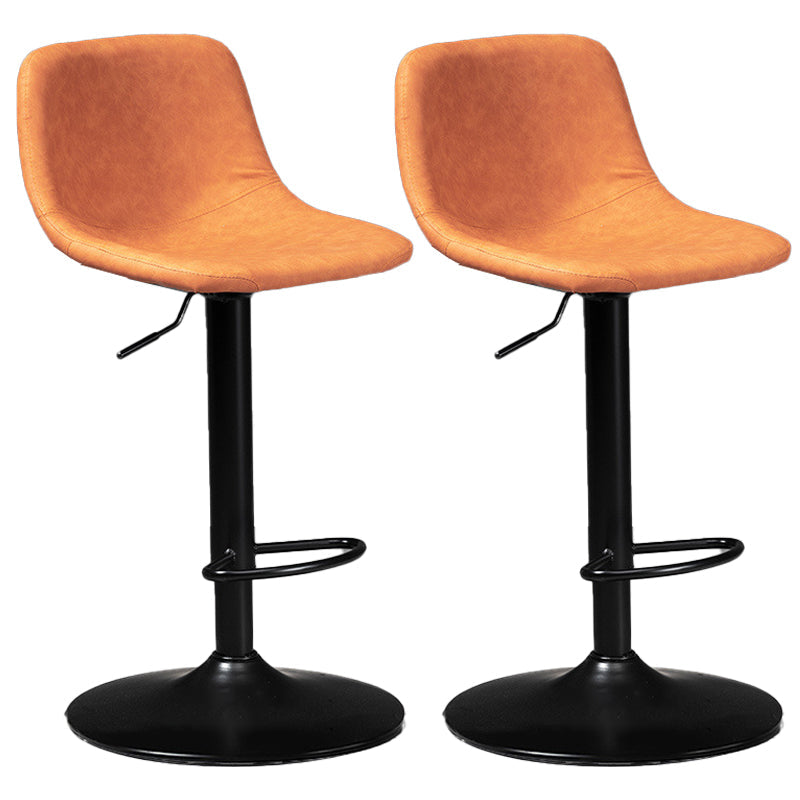 Metal Barstool Contemporary Metal Faux Tabinet Tabouret à comptoir rembourré à la maison