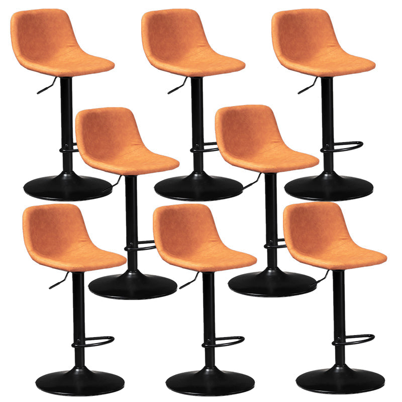 Metal Barstool Contemporary Metal Faux Tabinet Tabouret à comptoir rembourré à la maison