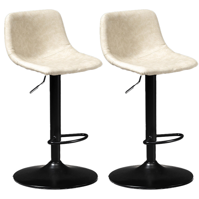 Metal Barstool Contemporary Metal Faux Tabinet Tabouret à comptoir rembourré à la maison