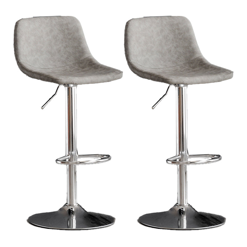 Metal Barstool Contemporary Metal Faux Tabinet Tabouret à comptoir rembourré à la maison