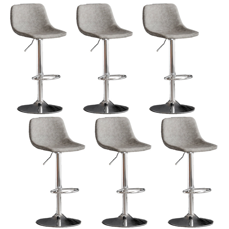 Metal Barstool Contemporary Metal Faux Tabinet Tabouret à comptoir rembourré à la maison