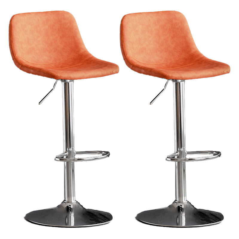 Metal Barstool Contemporary Metal Faux Tabinet Tabouret à comptoir rembourré à la maison