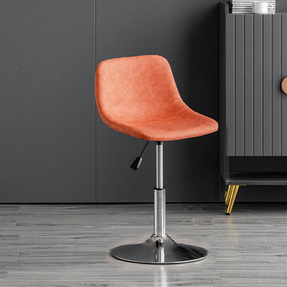 Metal Barstool Contemporary Metal Faux Tabinet Tabouret à comptoir rembourré à la maison