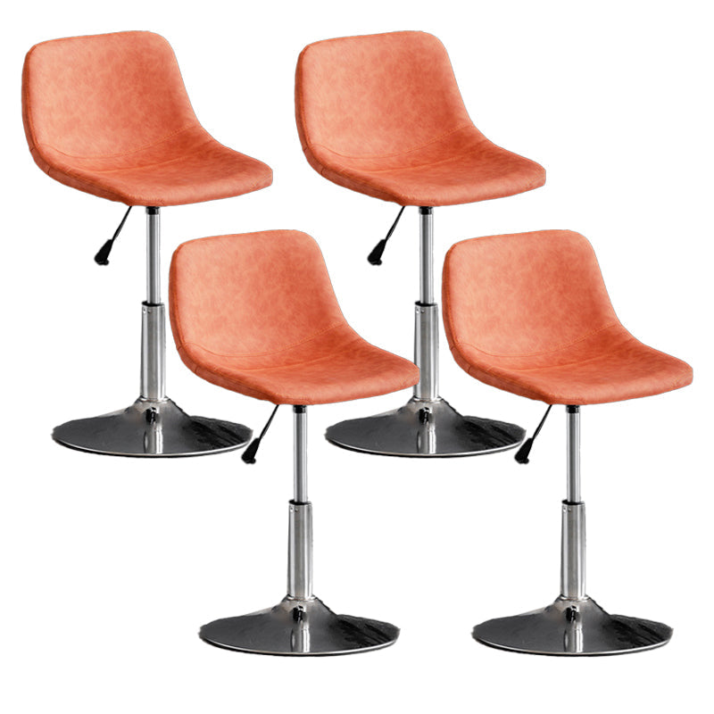 Metal Barstool Contemporary Metal Faux Tabinet Tabouret à comptoir rembourré à la maison