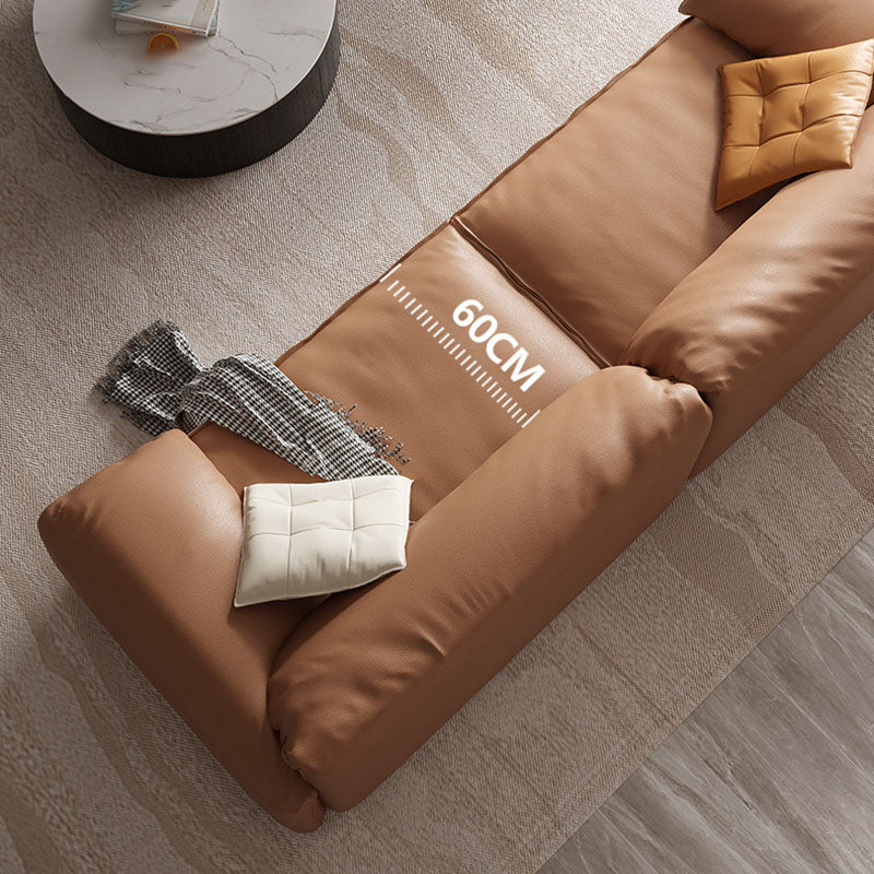 Divano posteriore per cuscini cuciti moderni 31.49 "H.