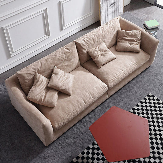 Modernes 4-Sitzer-Stoffsofa ausgestattet Armsofa mit Oberkissen