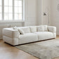 Modernism Sewn Pillow Back Sofa Tuxedo Arm Sofa with 4 Pillows Clearhalo 'furn' 'furn_sofas' 'Furniture' 'Living Room Furniture' 'Sofa' 'sofas' 5911645