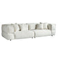 Modernism Sewn Pillow Back Sofa Tuxedo Arm Sofa with 4 Pillows Clearhalo 'furn' 'furn_sofas' 'Furniture' 'Living Room Furniture' 'Sofa' 'sofas' 5911647