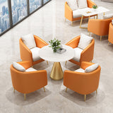 Faux Leather 27.56" W Tight Back Sofa for Living Room, Apartment Clearhalo 'furn' 'furn_sofas' 'Furniture' 'Living Room Furniture' 'Sofa' 'sofas' 5911720