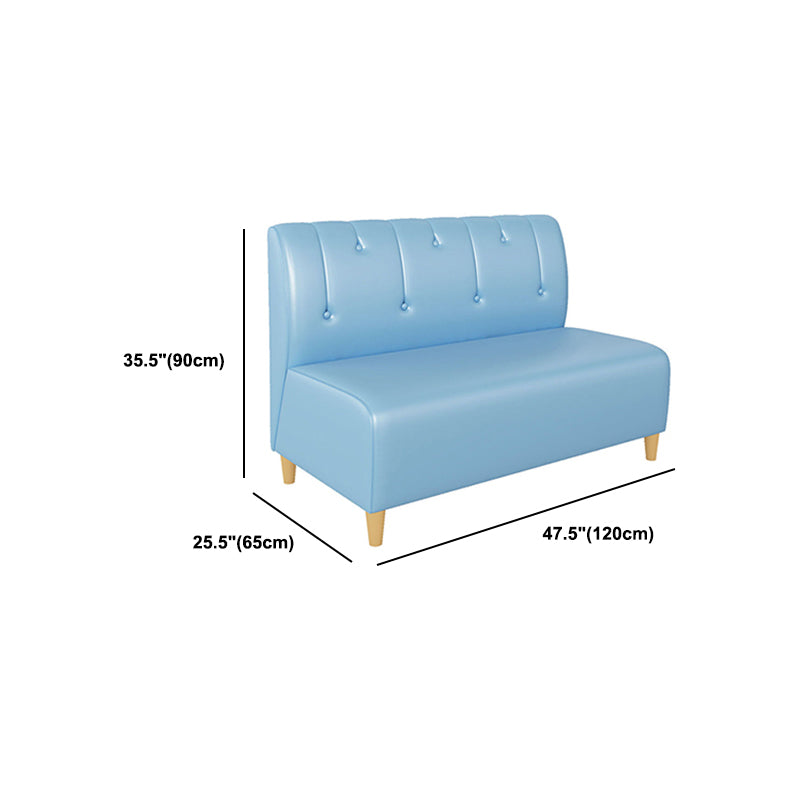 Canapé en cuir véritable canapé contemporain avec des pieds en bois massif