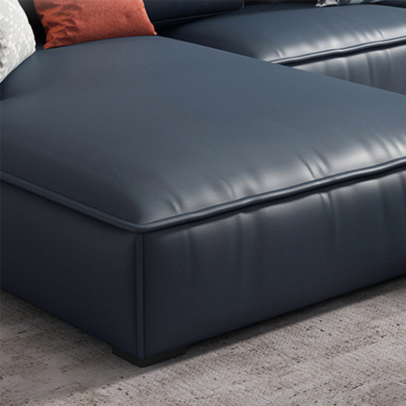 現代の静止フェイクレザーリビングルーム埋め込み腕のソファチーズ