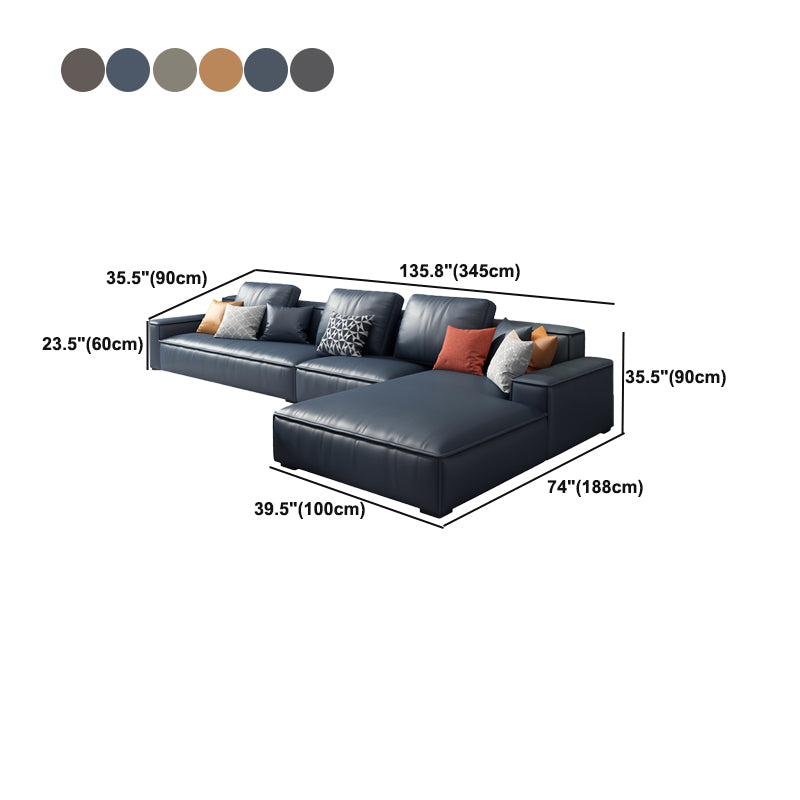 Zeitgenössische stationäre Kunstleder Wohnzimmer eingebrauchtes Armsofa -Chaise