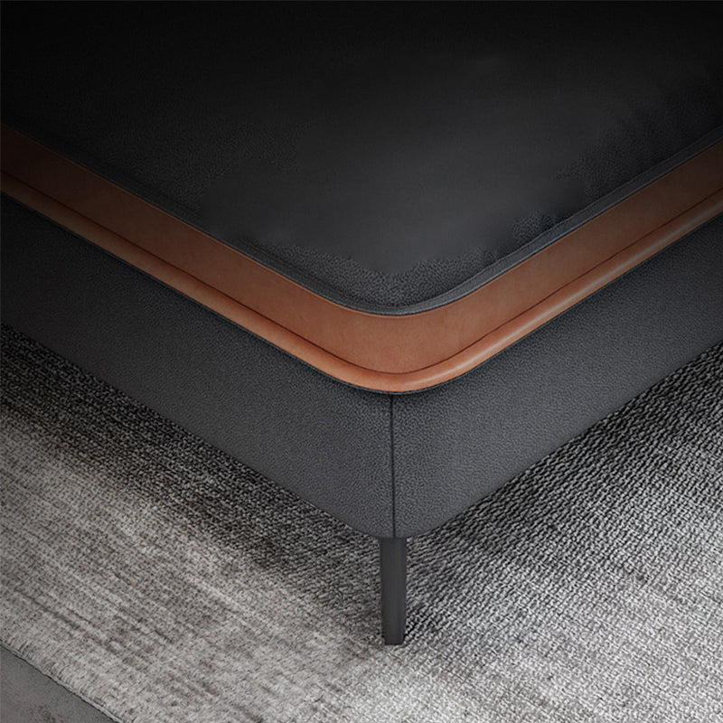 Soggiorno in fico contemporaneo di divano del braccio ad incasso