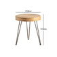Mesa de centro de madera envejecida de madera clara del país francés para la sala de estar