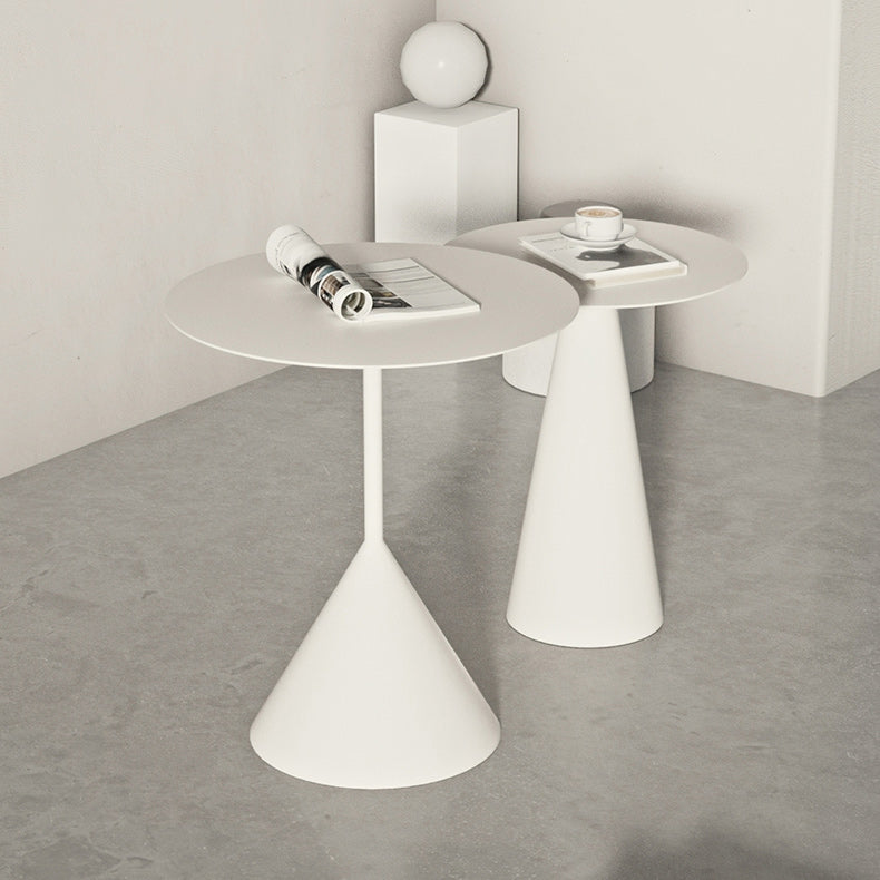 Iron 2 Piece Bunching Tables with Round Top and Pedestal Base Clearhalo 'Coffee & Accent Tables' 'Coffee Tables' 'coffee_tables' 'furn' 'furn_coffee_tables' 'Furniture' 'Living Room Furniture' 5912117