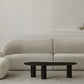 Scandinavian 3 Legs Coffee Table Free form Wooden Coffee Cocktail Table for Living Room 46.5"L x 23.6"W x 13"H Black Clearhalo 'Coffee & Accent Tables' 'Coffee Tables' 'coffee_tables' 'furn' 'furn_coffee_tables' 'Furniture' 'Living Room Furniture' 5912142