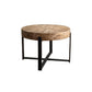 French Country Light Wood Distressed Cocktail Table Wooden Coffee Table for Home