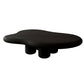 Scandinavian Wooden Coffee Table Free Form 3 Legs Cocktail Table for Home Black Clearhalo 'Coffee & Accent Tables' 'Coffee Tables' 'coffee_tables' 'furn' 'furn_coffee_tables' 'Furniture' 'Living Room Furniture' 5912271