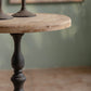 Wood Round Top Side Table Iron Pedestal End Table - Distressed Surface Treatment Clearhalo 'Coffee & Accent Tables' 'End & Side Tables' 'end_side_tables' 'furn' 'furn_end_side_tables' 'Furniture' 'Living Room Furniture' 5912416