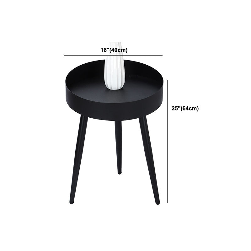 Mid-century Style Side End Table 3 Legs Round Sofa Side Accent Table Clearhalo 'Coffee & Accent Tables' 'End & Side Tables' 'end_side_tables' 'furn' 'furn_end_side_tables' 'Furniture' 'Living Room Furniture' 5912515